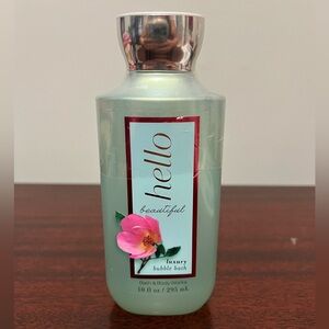 BATH & BODY WORKS Hello Beautiful Luxury Bubble‎ Bath 10oz New Factory Sealed